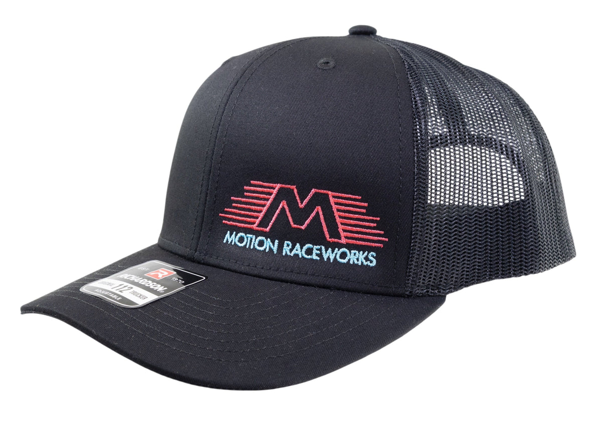 Black with Neon Flying M Snapback Hat XL