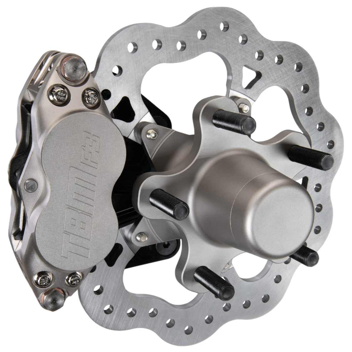 Racecraft 300107 (93-02 Camaro) Ultra Lites 2" Drop Billet Spindle Medium Duty 4 Piston Front Brake Kit (5x4.75) - Motion Raceworks