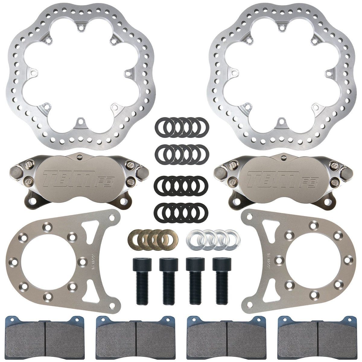 TBM Brakes Rear Mark Williams Floater Rear Drag Brakes 001-0247 - Motion Raceworks