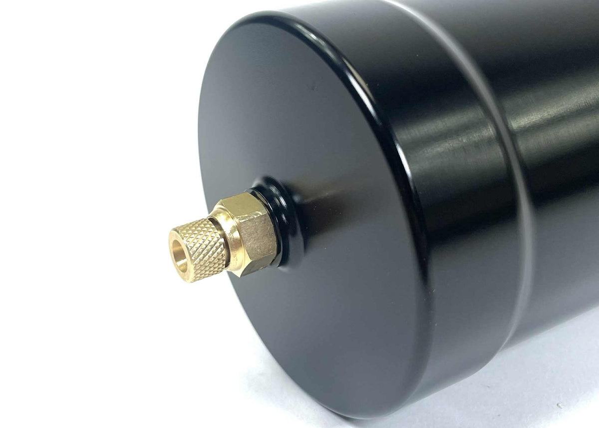 1 Qt XL Top Loader Billet Internally Baffled Oil Catch Can ( Single 12 AN Port ) - Motion Raceworks