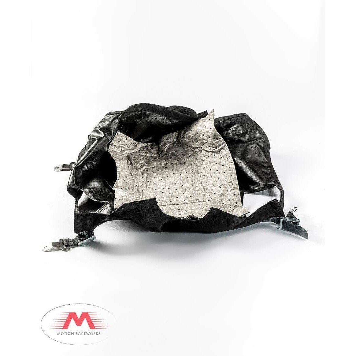 Motion Raceworks 4.6 & 5.4 Modular Ford Engine Diaper, NHRA & IHRA Approved (For Motor Mounts, w/Cutouts)-Motion Raceworks-Motion Raceworks