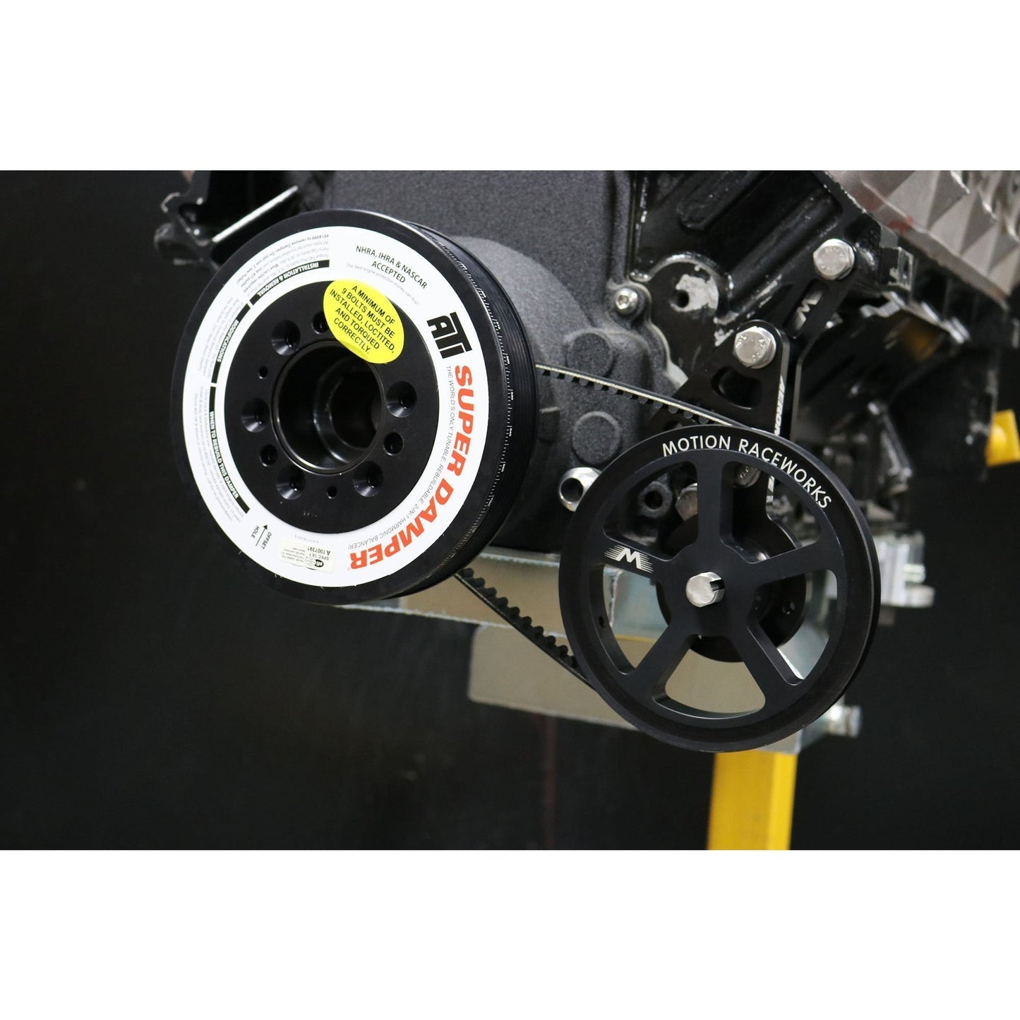 Motion Raceworks Driver Side LS Mechanical Cable Drive Fuel Pump Bracket Corvette Spacing-Motion Raceworks-Motion Raceworks