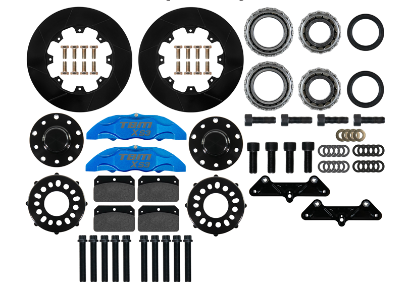 1963-70 Chevrolet C10 Square Body XS3 Front Street Brake Kit (CPP/Ridetech Spindle) - Motion Raceworks