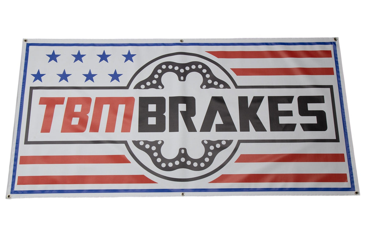 TBM Brakes Flag Shop Banner 3'x6' - Motion Raceworks