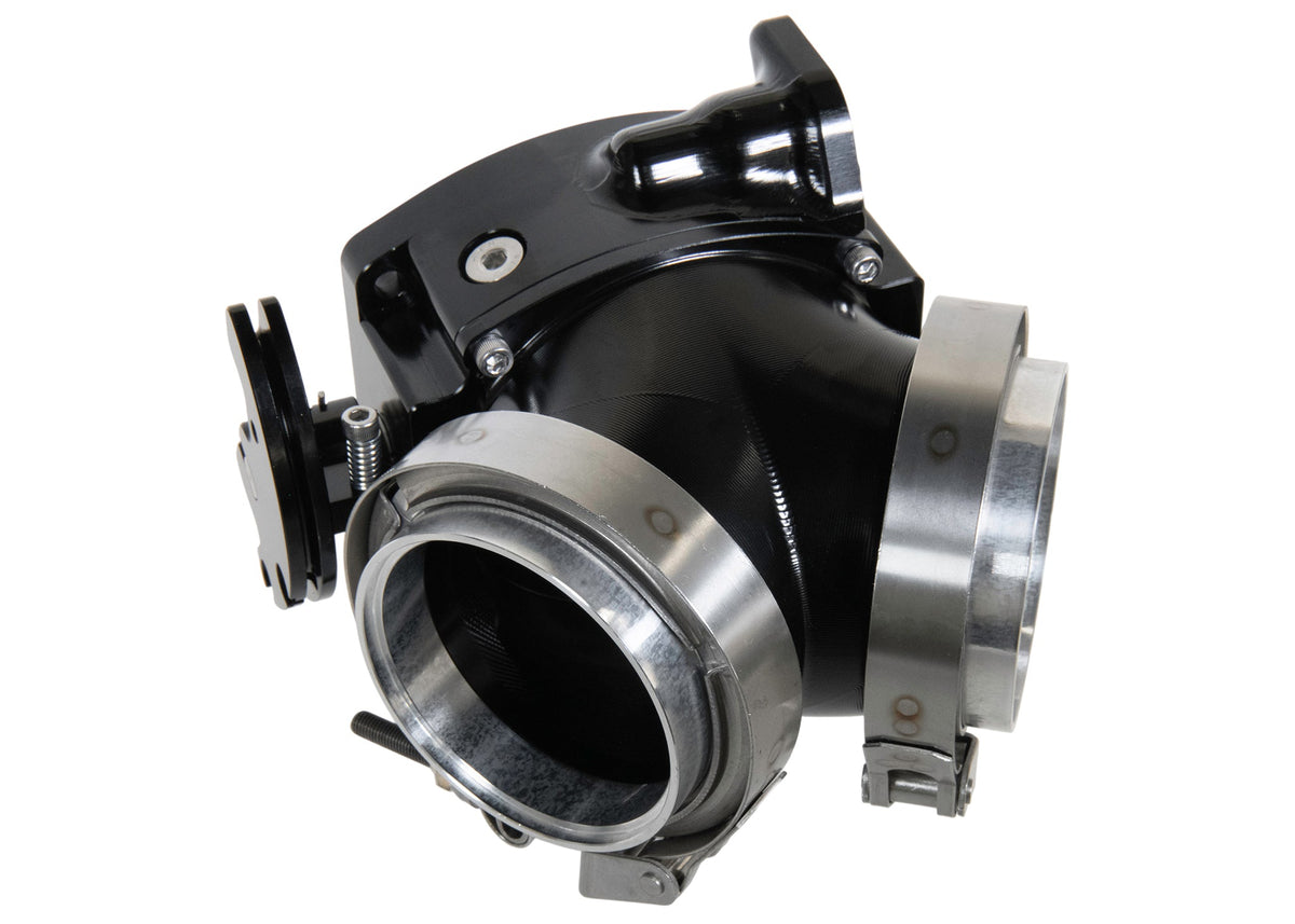 ICON 92/95mm Cable Drive Throttle Body (Black) w/ Interchangeable Connection - Motion Raceworks