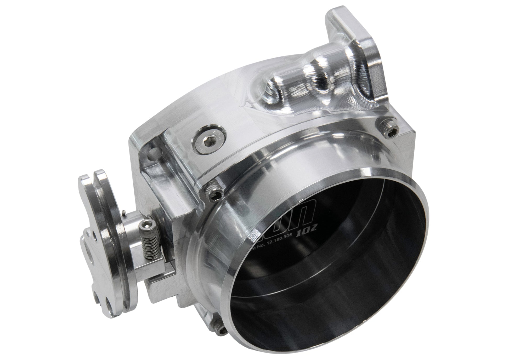 ICON 102/105mm Cable Drive Throttle Body (Bare Finish) w/ Interchangeable Connection - Motion Raceworks