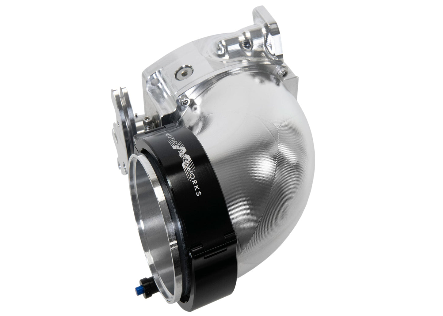 ICON 102/105mm Cable Drive Throttle Body (Bare Finish) w/ Interchangeable Connection - Motion Raceworks