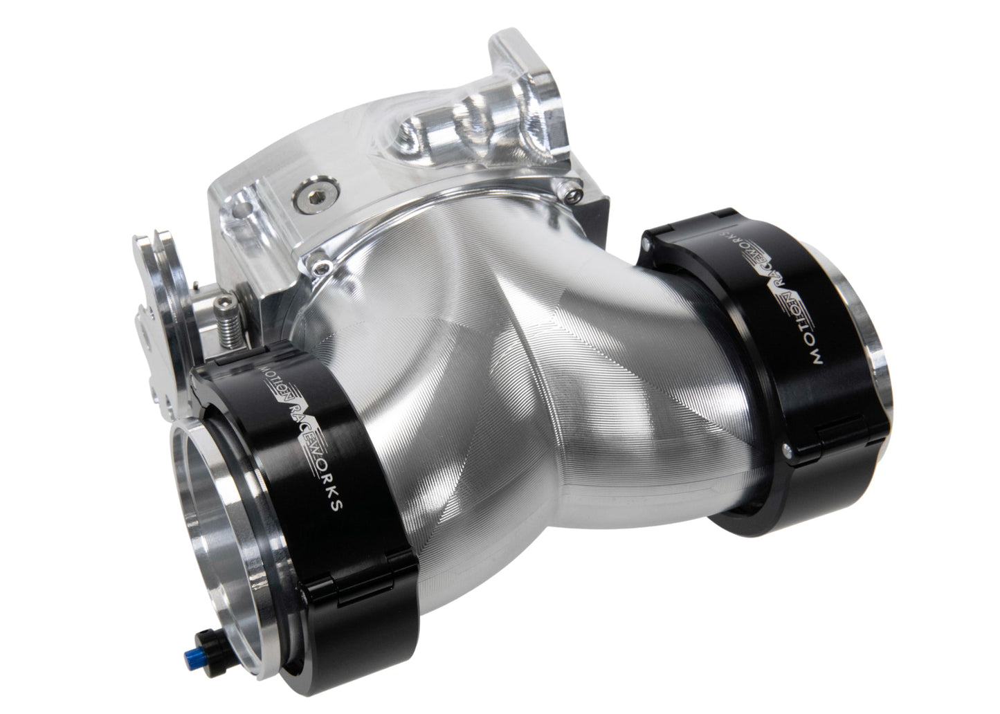 ICON 102/105mm Cable Drive Throttle Body (Bare Finish) w/ Interchangeable Connection - Motion Raceworks