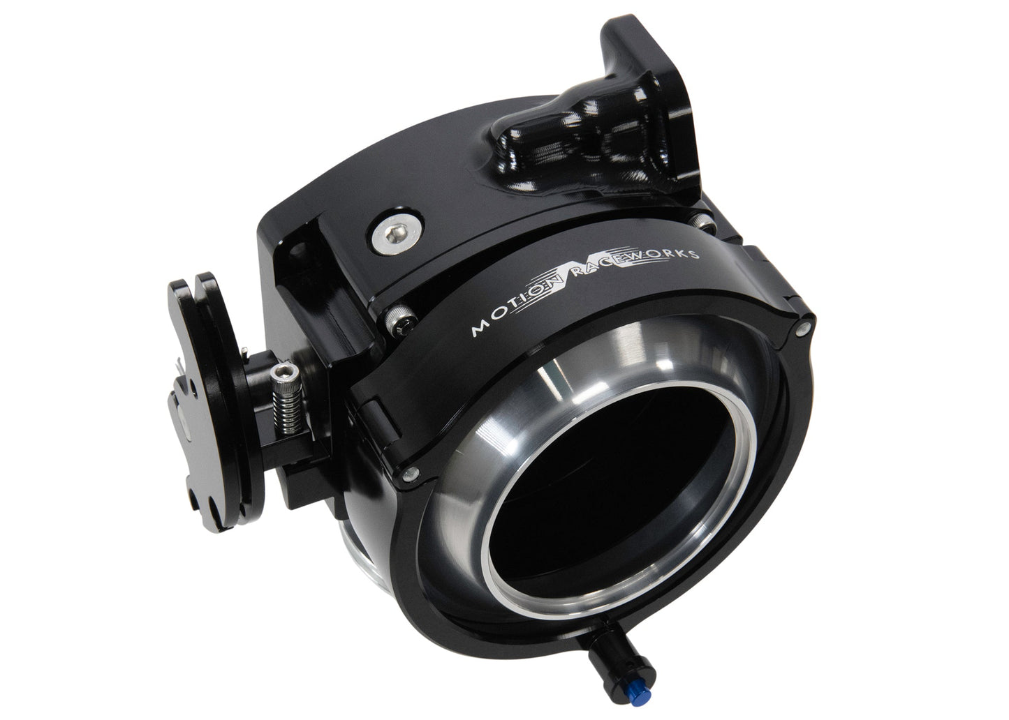 ICON 92/95mm Cable Drive Throttle Body (Black) w/ Interchangeable Connection - Motion Raceworks