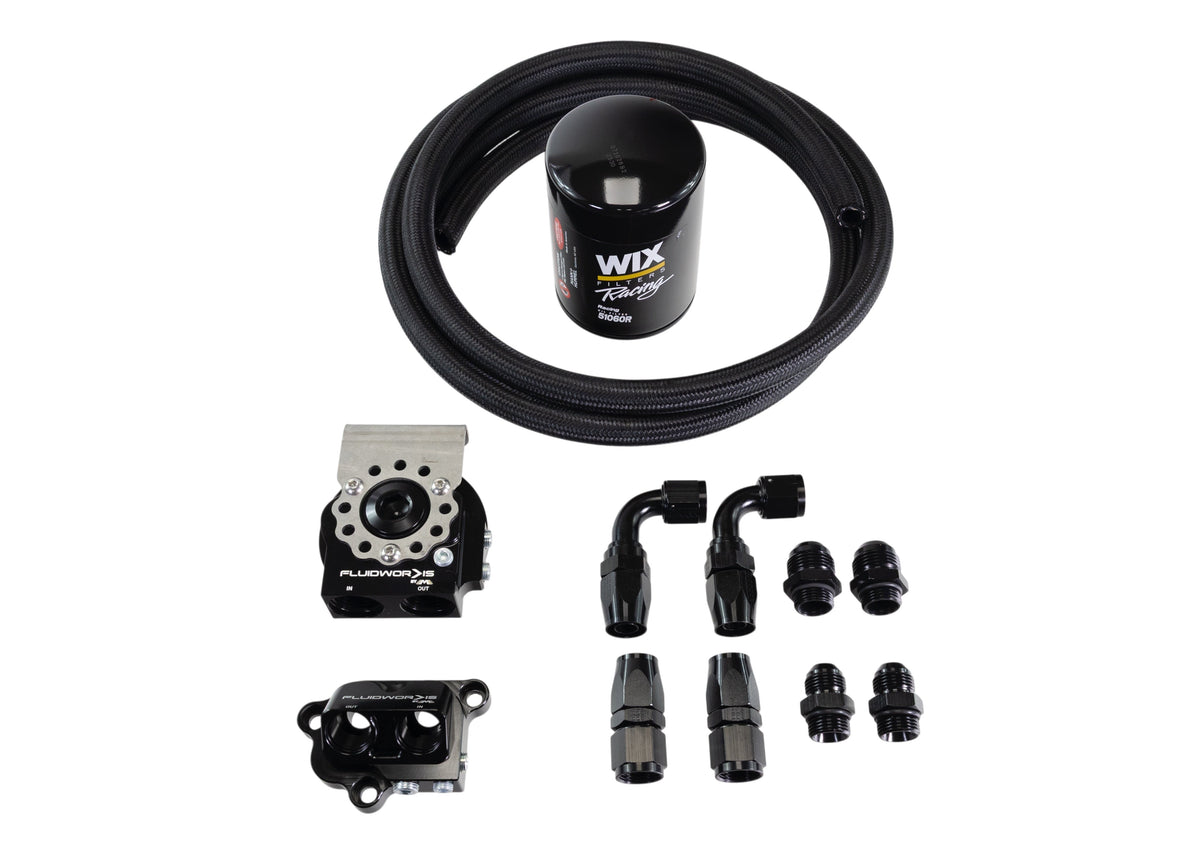 Coyote Ford Remote Engine Oil Filter Relocation Kit