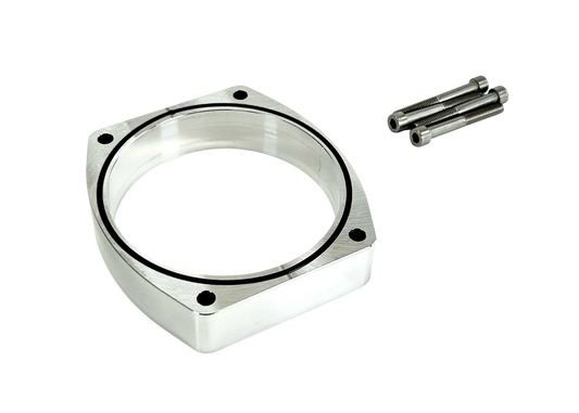 102mm 1" Throttle Body Spacer (LS 4-Bolt Pattern) BARE - Motion Raceworks