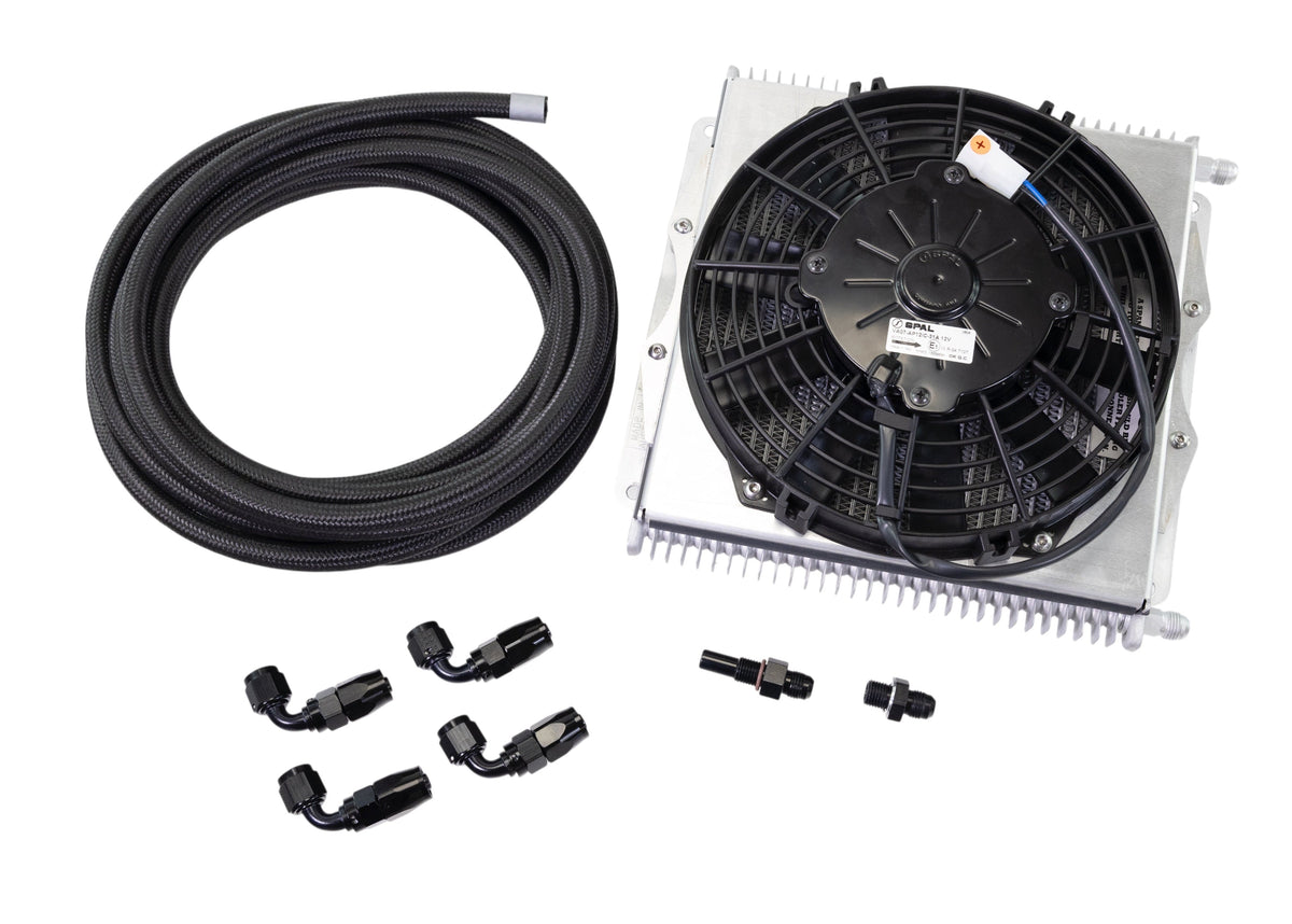 4L80E Trans Cooler Kit w/ Fan & Fragola 20 ft Line / Fittings