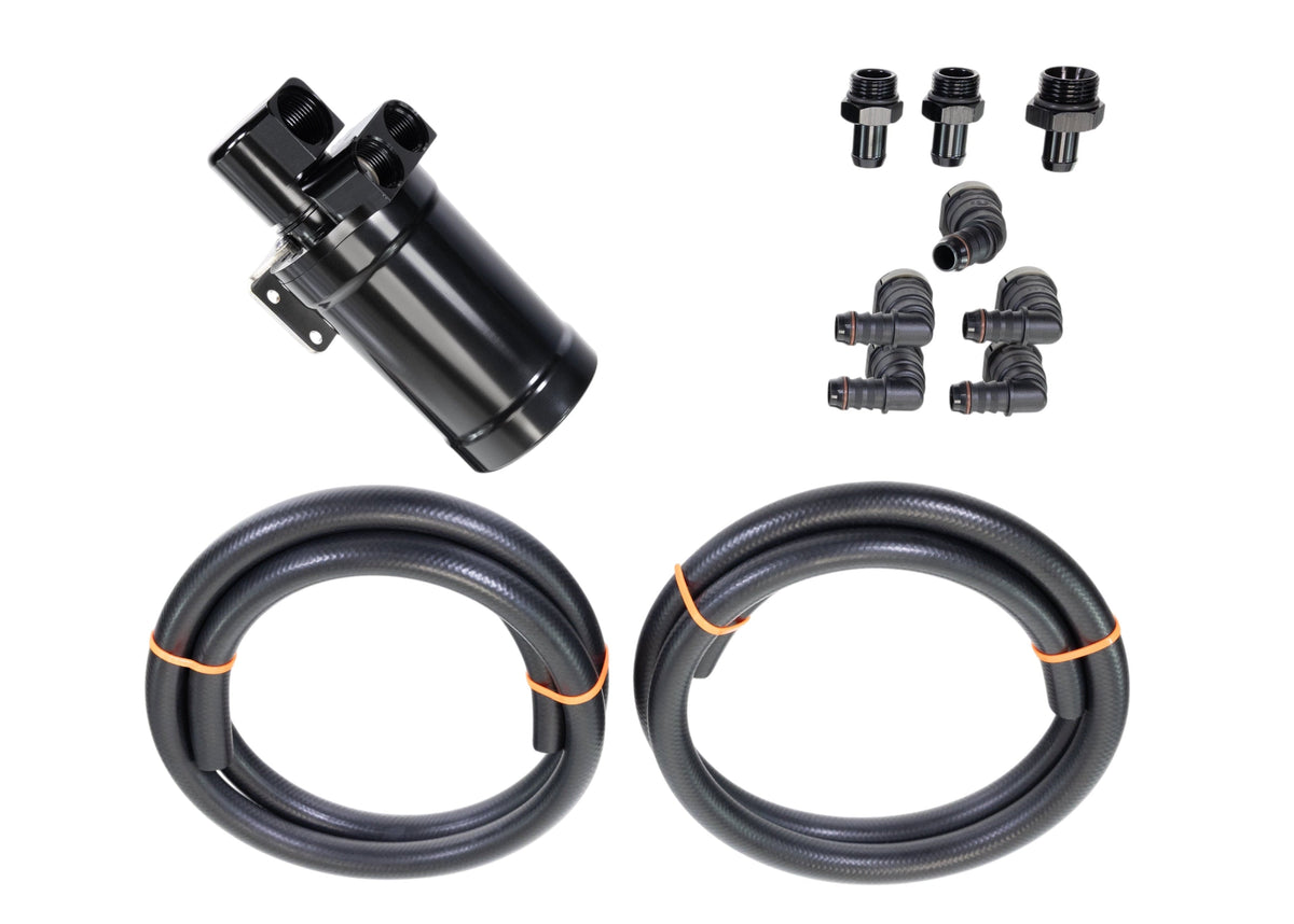 Motion Raceworks F150 2 Stage Active Billet Closed System Catch Can Coyote Kit