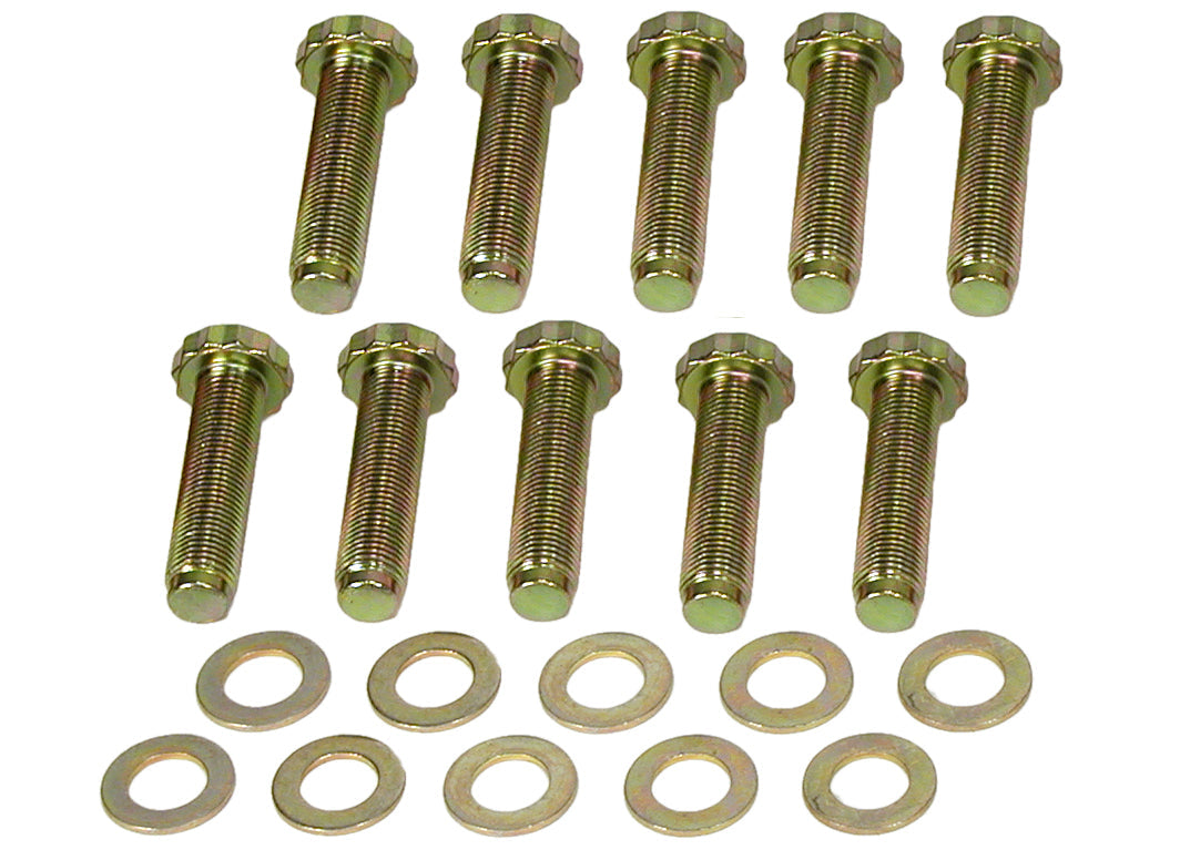 1/2-20 2" Thin Head Full Thread Wheel Stud Kit (10 pack) - Motion Raceworks