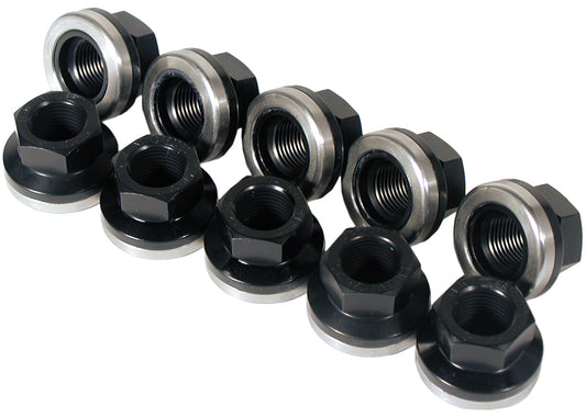 Aluminum Bearing Washer Lugnut 3/8" Grip 10 pack - Motion Raceworks
