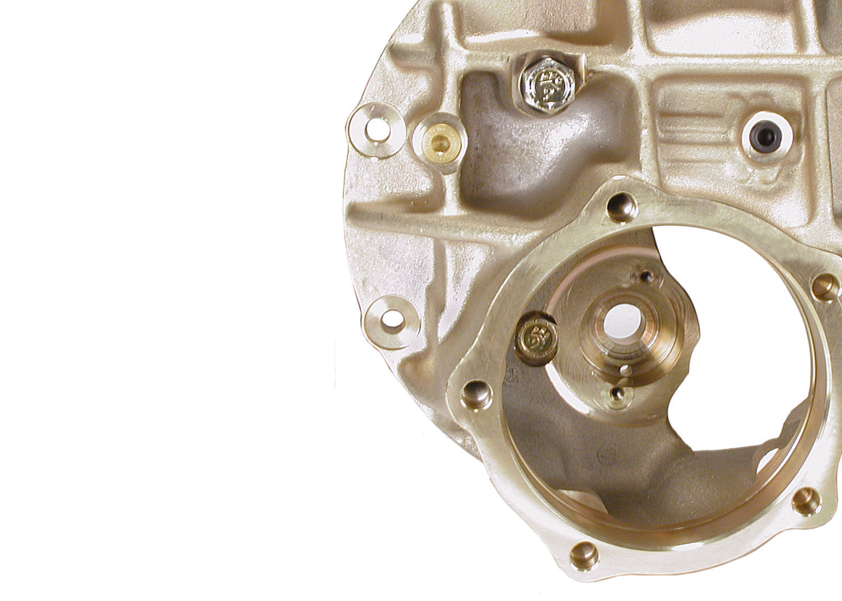 9" Ford Aluminum Thru Bolt Case 3.812" Bearing w/ Alumimum Caps (Gold Finish)