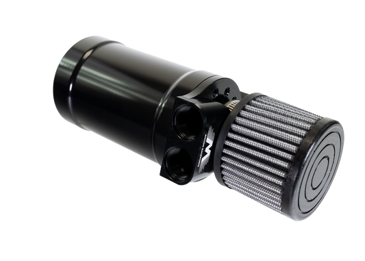 Top Loader Billet Internally Baffled Oil Catch Can (Dual 10AN Port) - Motion Raceworks