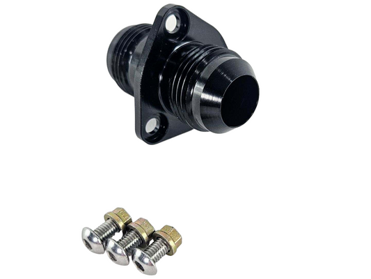 '-10AN Flanged Bolt in Pass Thru Bulkhead Fitting by Fluidworks-Fluidworks-Motion Raceworks