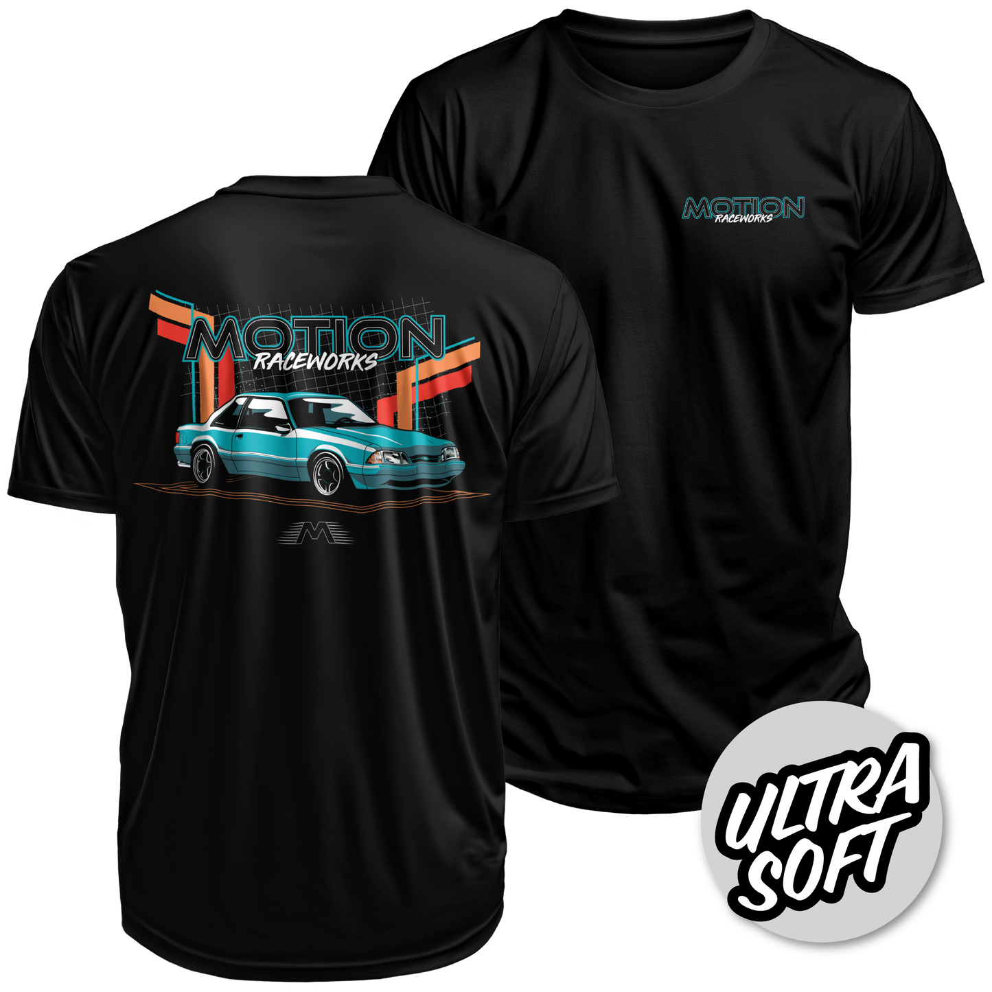 80s Retro Fox Body Shirt (District Material) - Motion Raceworks