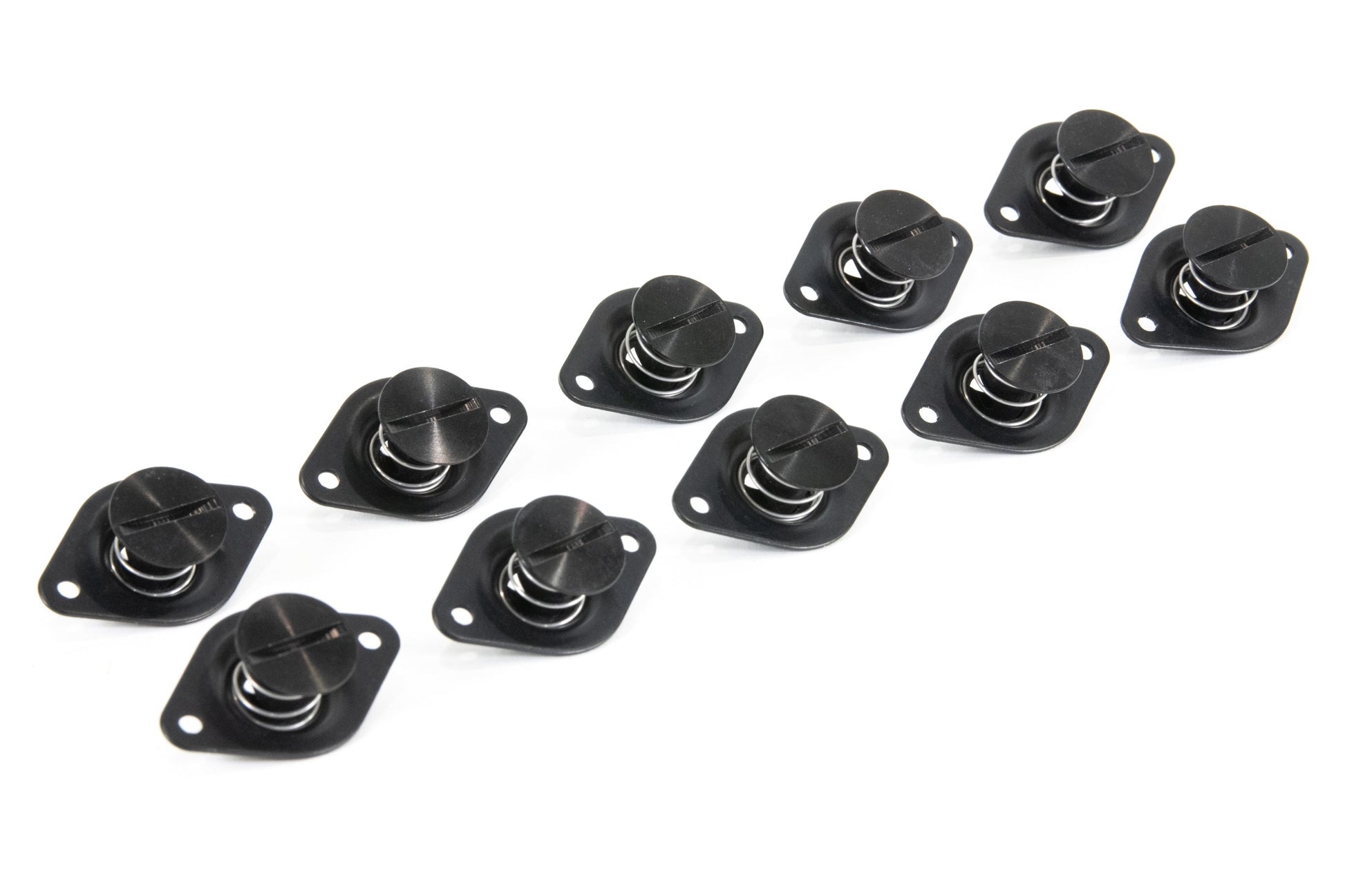 Motion Raceworks 1979-93 Fox Body Dzus Hood Rails (38.75") (Black Anodized)-Motion Raceworks-Motion Raceworks
