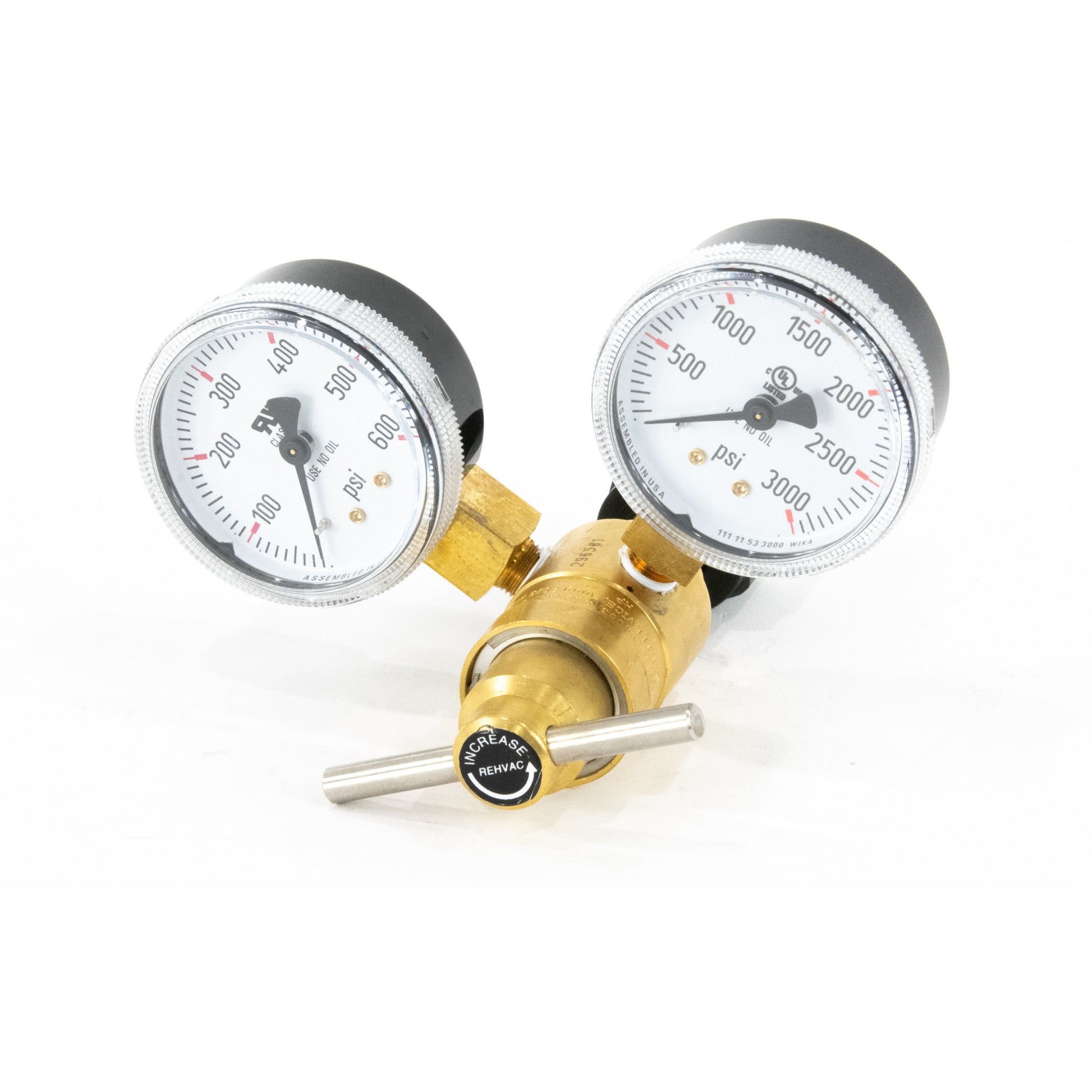 Dual Adjustable CO2 Regulator w/ Gauge 25005-N/A-Motion Raceworks