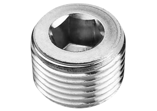 1/8" NPT Steel Port Plug Mild Steel Zinc Plated 34-00040 - Motion Raceworks