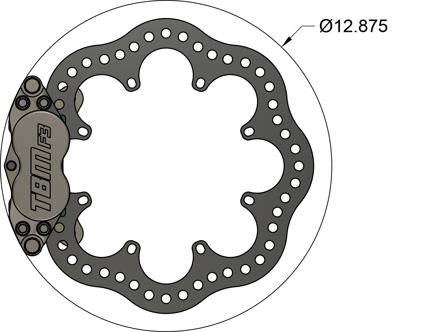 2020-24 A90/91 Toyota Supra Rear Drag Racing Brake Kit - Motion Raceworks