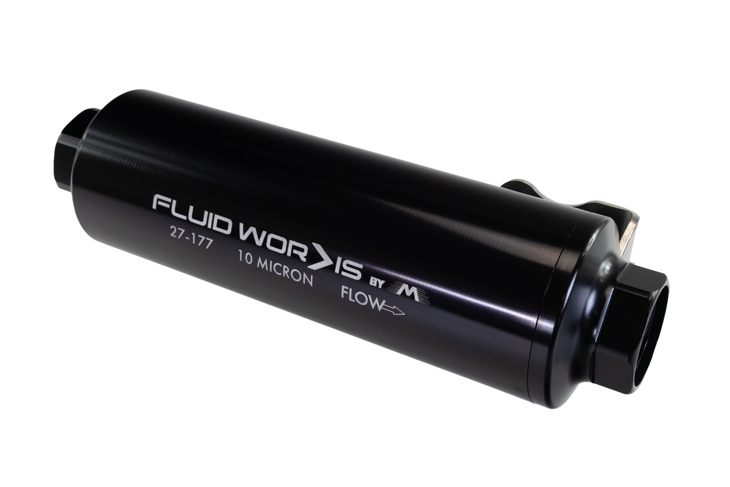 Fluidworks 32GPM Post Fuel Filter w/ Mount (10 Micron) - Motion Raceworks