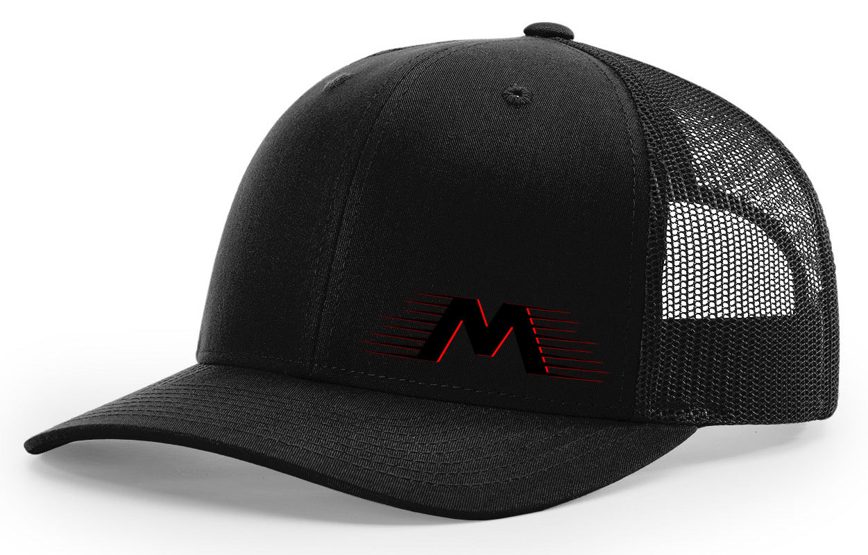 Flying M 3D Silhouette Snapback Hat Richardson 112 XL - Motion Raceworks