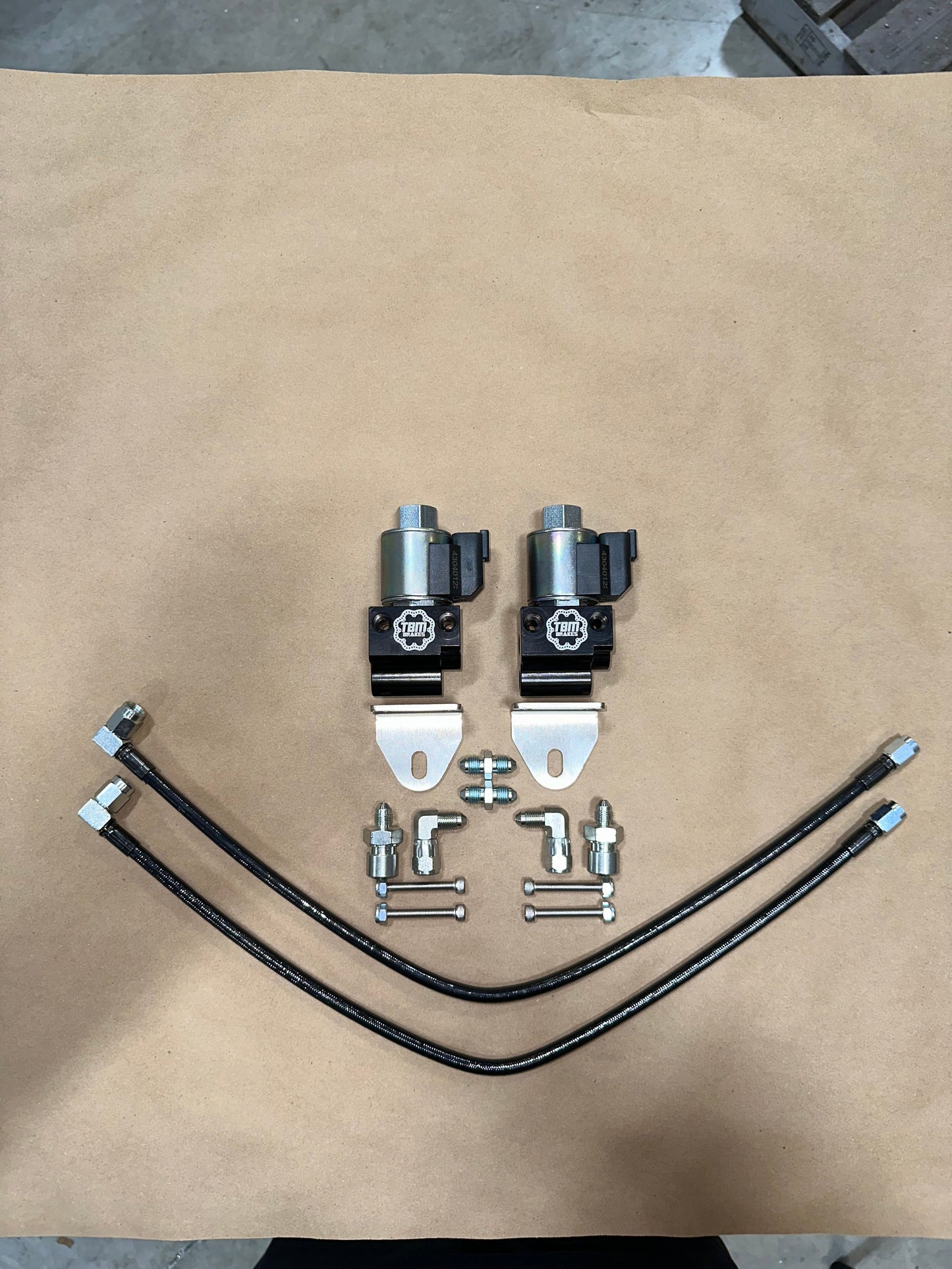 2021-24 F150 TBM Dual Line Lock Kit w/ Brackets - Motion Raceworks