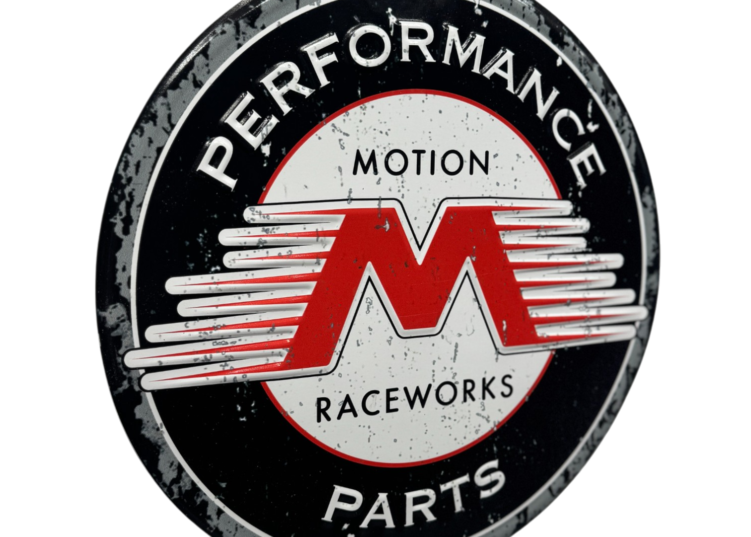 Motion Raceworks 12" Stamped Metal Sign - Motion Raceworks