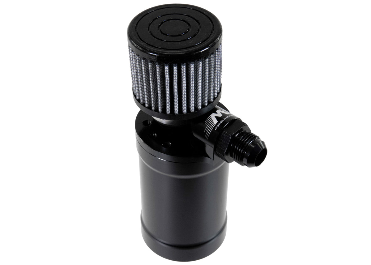 Motion Raceworks Top Loader Billet Internally Baffled Oil Catch Can ( Single 12 AN Port ) - Motion Raceworks