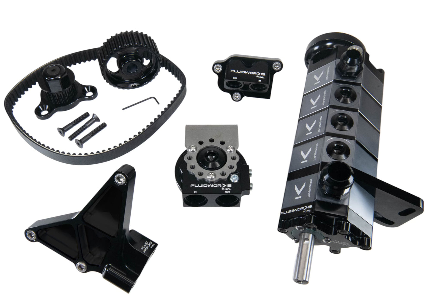 Coyote 5 Stage Dry Sump Oil Pump Kit - Motion Raceworks