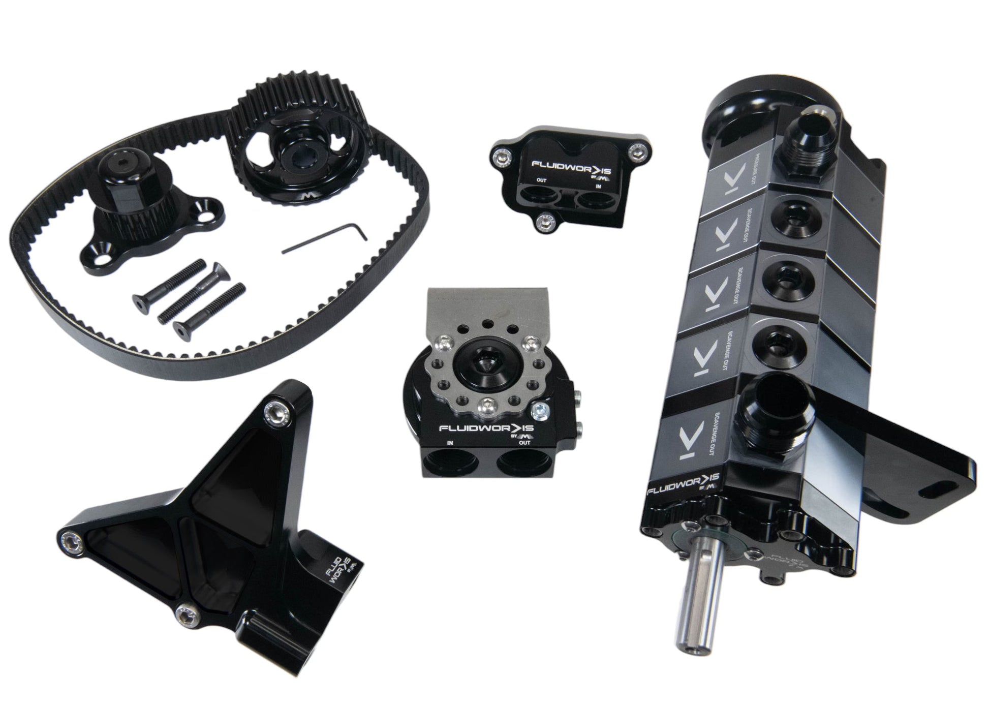 Coyote 5 Stage Dry Sump Oil Pump Kit - Motion Raceworks