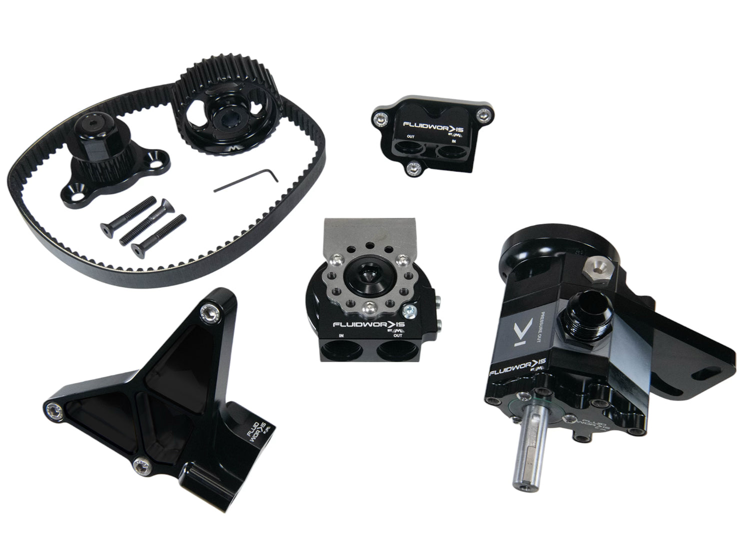 Coyote 4 Stage External Wet Sump Oiling System Kit - Motion Raceworks