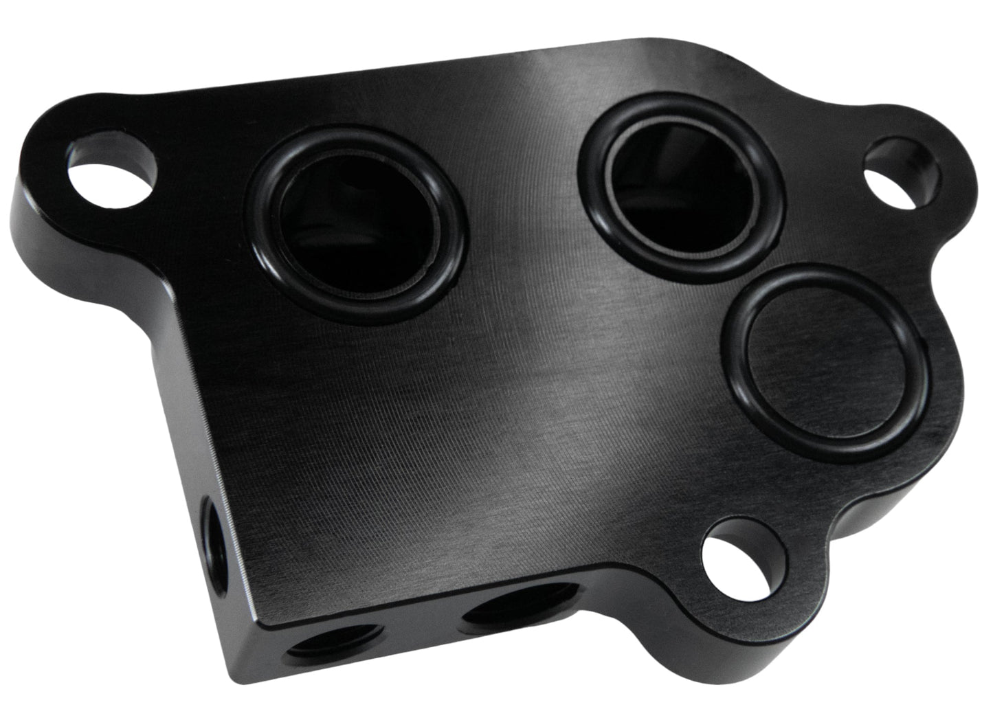 Coyote Ford Oil Remote Oil Filter Adapter Fits Gen 1-3 engines by Fluidworks - Motion Raceworks