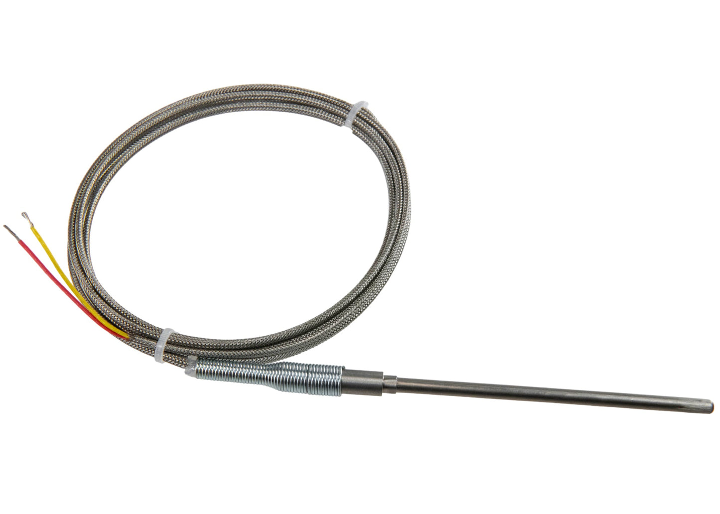 RIFE 3/16" Ktype EGT Probe w/ 72Ungrounded Junction x 4 Inch Inconel Prove w/72 Inch Stranded w/ Teflon Insulation SS Overbraid - Motion Raceworks
