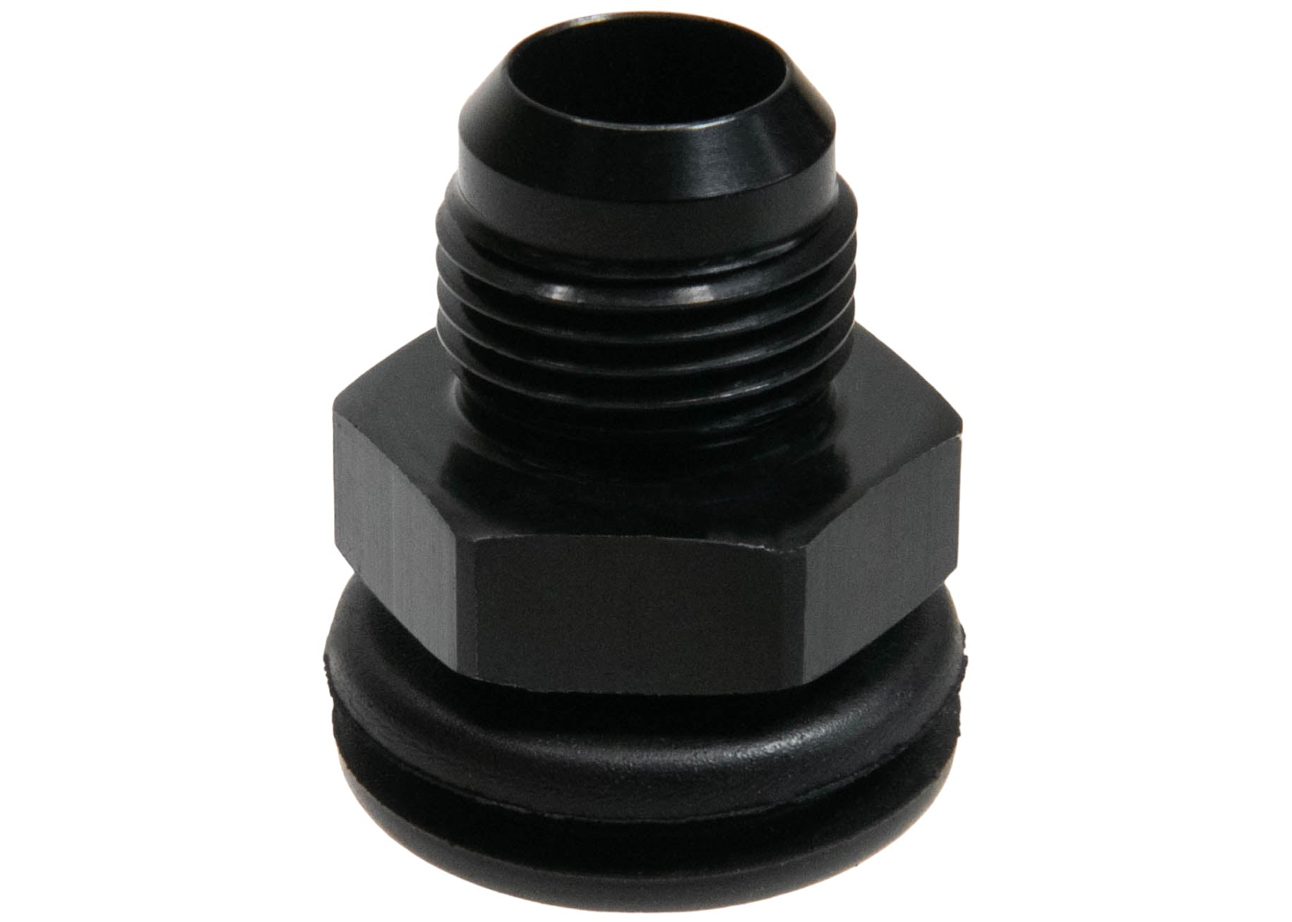 8 AN Push in Fitting for Factory GM LS Valve cover grommet - Motion Raceworks
