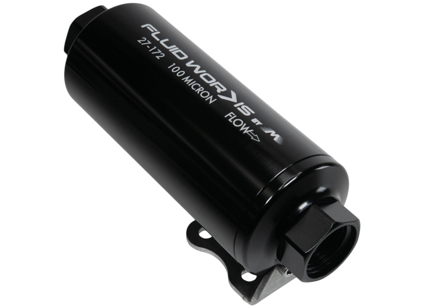 Fluidworks 12GPM Pre Fuel Filter w/ Mount (100 Micron) - Motion Raceworks