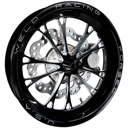 Racecraft 300108 (05-14 Mustang) Ultra Lites 2" Drop Billet Spindle 2 Piston Spindle Mount Wheel Front Brake Kit - Motion Raceworks