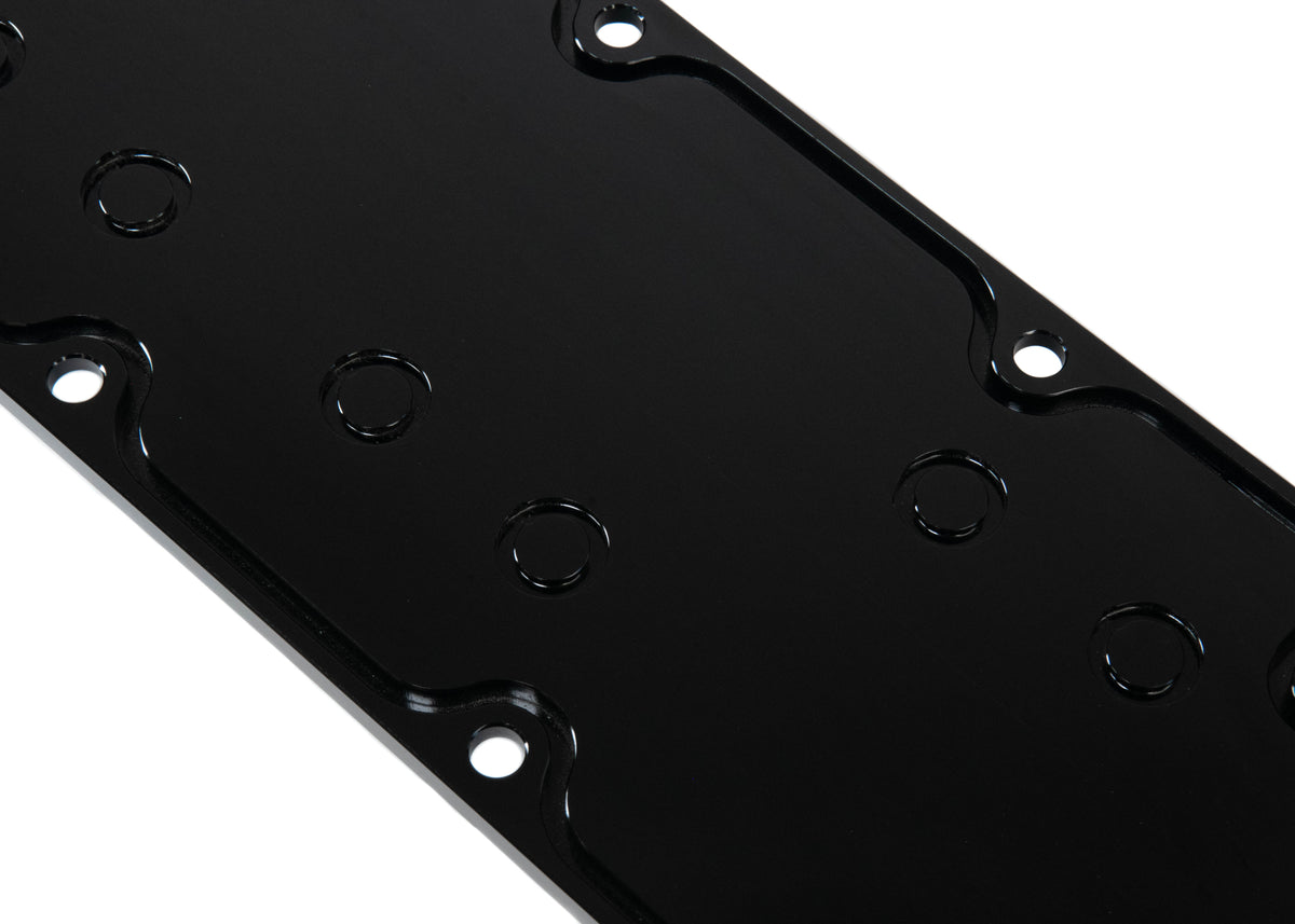 Gen V LT Race Valley Cover Black Anodized 11-130BLK-Motion Raceworks-Motion Raceworks