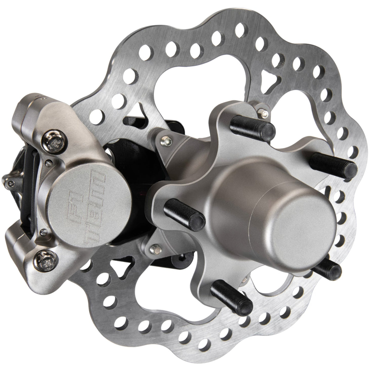 Racecraft 300115 (93-02 Camaro) Ultra Lites 2" Drop Billet Spindle 2 Piston Front Brake Kit (5 on 4.50 Hubs)