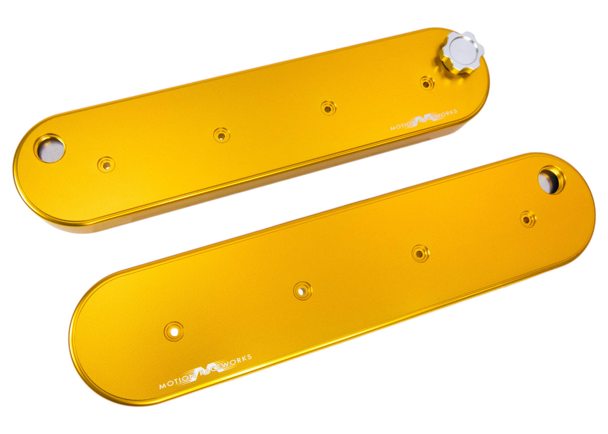 Motion Raceworks GOLD Billet LS Valve Covers - Motion Raceworks