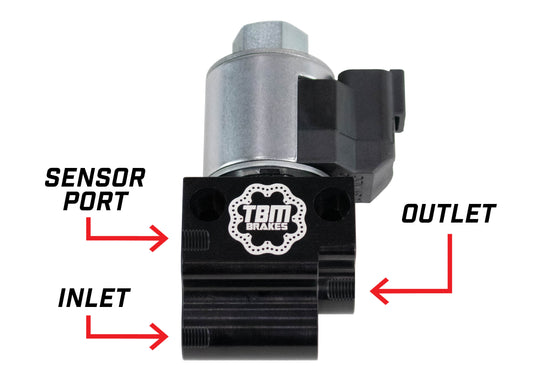 TBM Brakes Low Amp Line Lock w/ Pressure Sensor Port 52-1022-TBM Brakes-Motion Raceworks