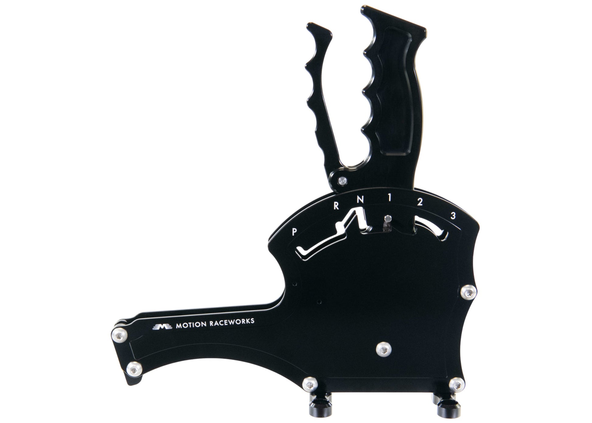 TH350 3 Speed Reverse Pattern Operator Series Billet Shifter Front Exit - Motion Raceworks