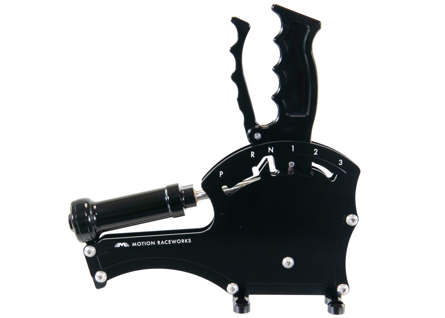 TH350 3 Speed Reverse Pattern Operator Series Billet Shifter Front Exit - Motion Raceworks