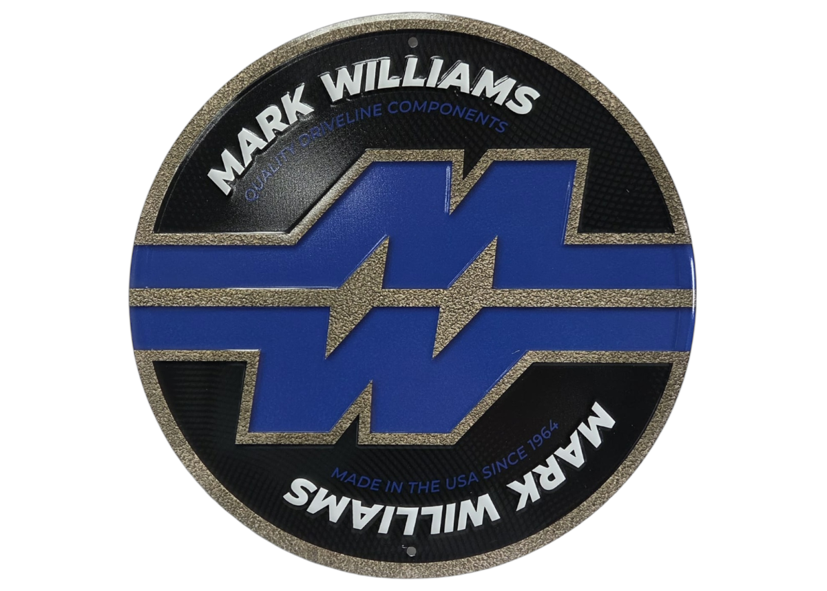 Mark Williams 12" Stamped Metal Sign - Motion Raceworks