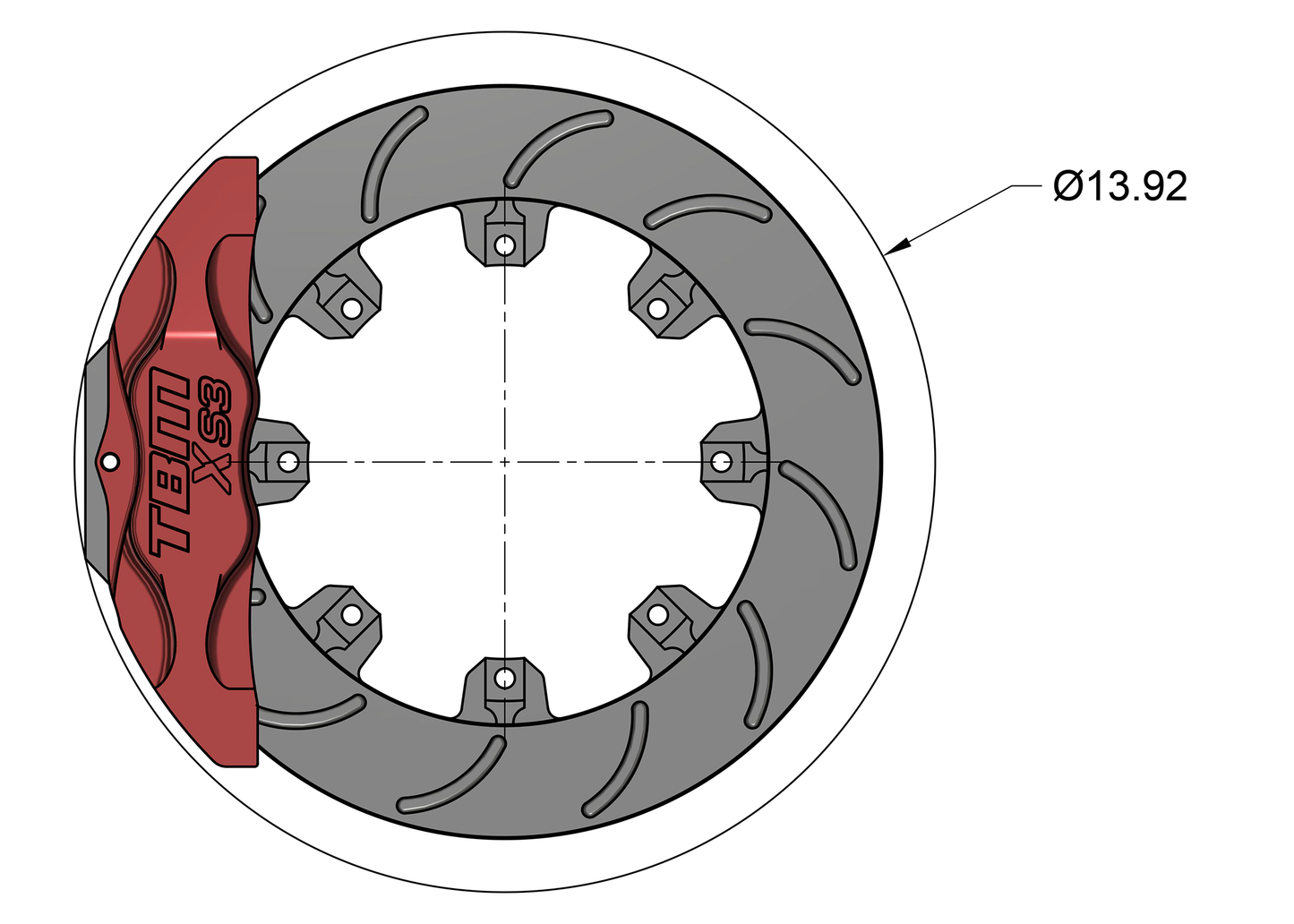 10-15 Camaro 5th Gen Rear XS3 Extreme Street Brake Kit - Motion Raceworks