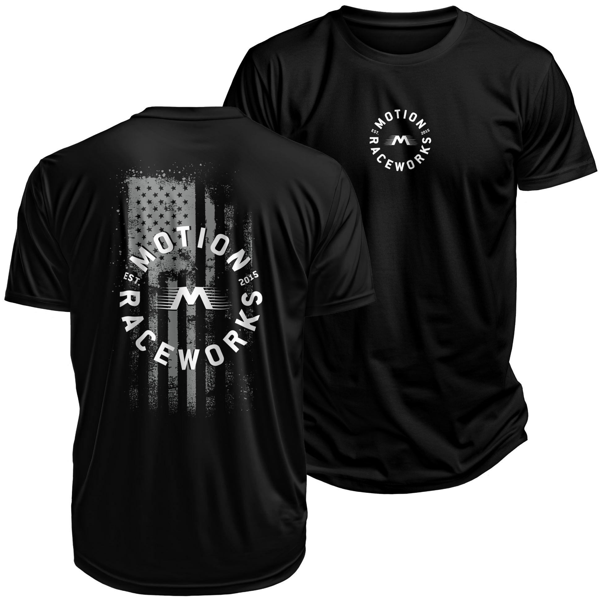 Motion Patriot Shirt (Gildan Dry Blend) - Motion Raceworks