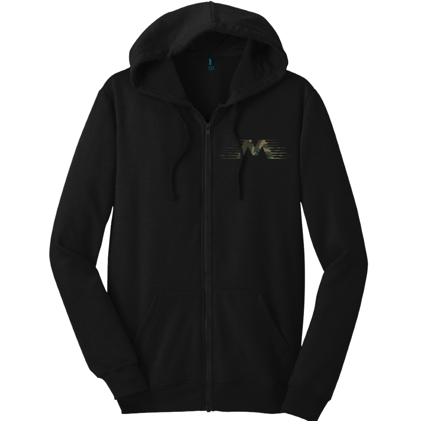 Motion Camo Print Zip Up Hoodie - Motion Raceworks
